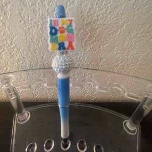 In My Dog Mom Era Sparkly Focal Bead Pen